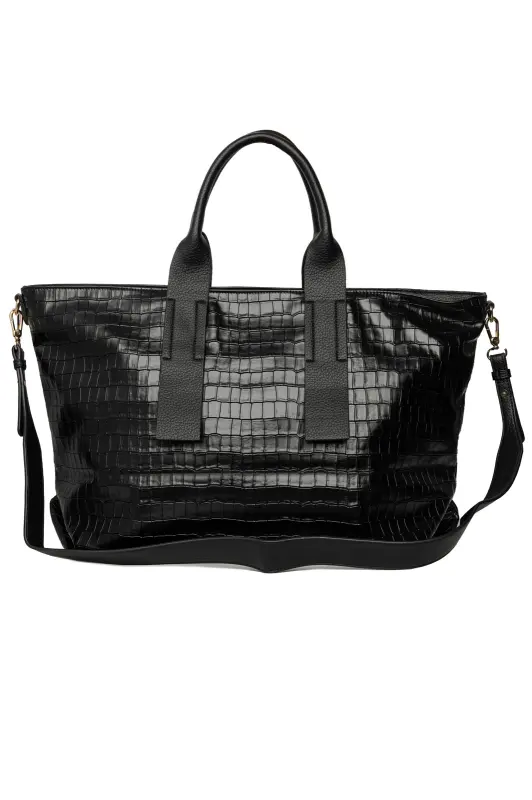 Τσάντα Μεγάλη Croco Shoulder