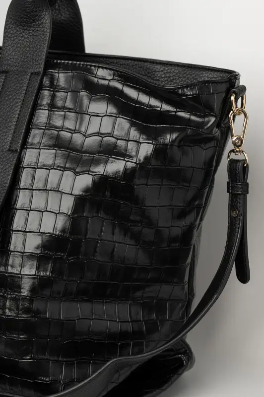 Τσάντα Μεγάλη Croco Shoulder