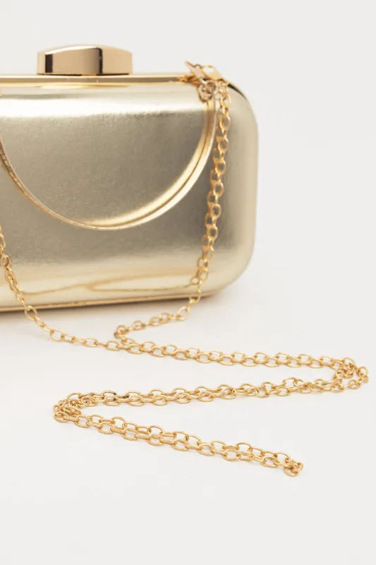 Τσάντα Mini Clutch Μεταλιζέ