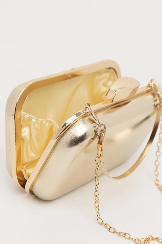 Τσάντα Mini Clutch Μεταλιζέ