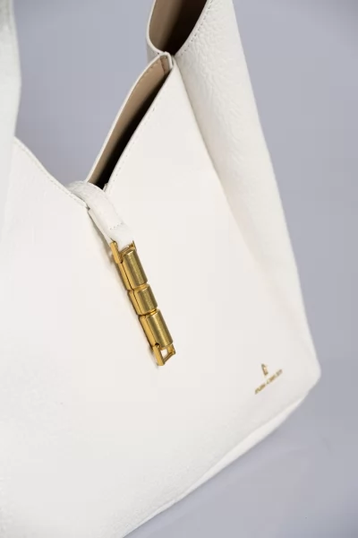 Τσάντα Mini Hobo Λευκή
