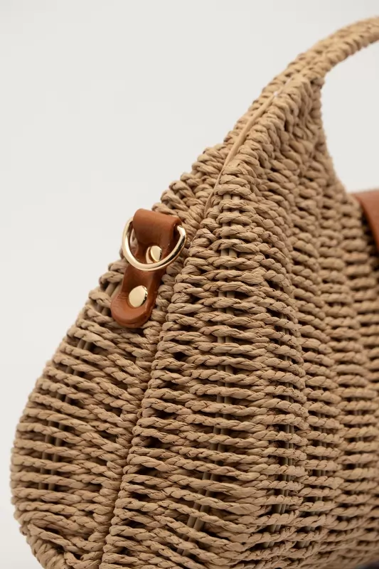 Bag Mini Straw Hobo