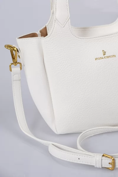 Τσάντα Mini Χειρός Λευκή