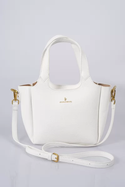 Τσάντα Mini Χειρός Λευκή