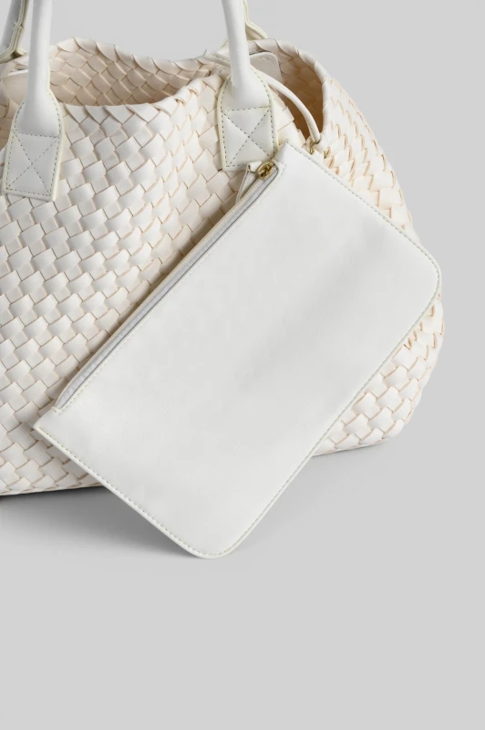 Shoulder Bag Embossed Leatherette