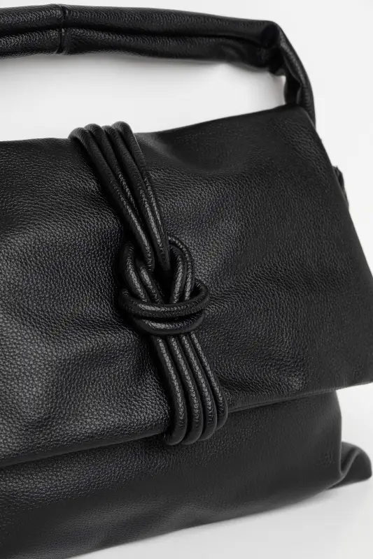Leatherette Shoulder Bag