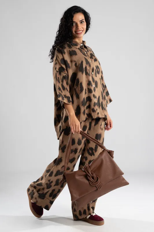 Leatherette Shoulder Bag
