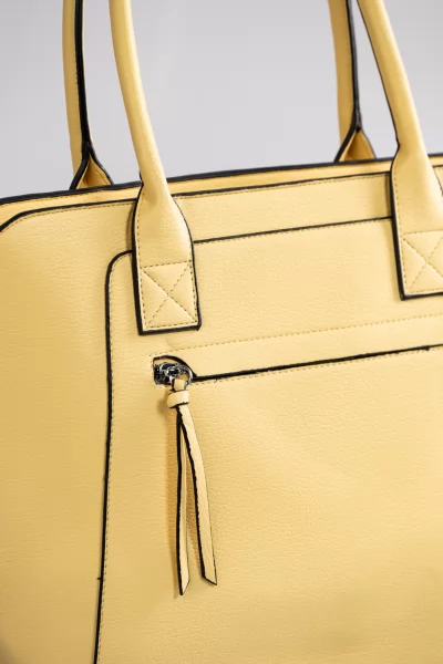 Τσάντα Ώμου Κίτρινη