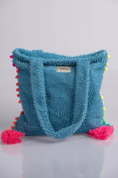 Shoulder Bag Towel Sky Blue