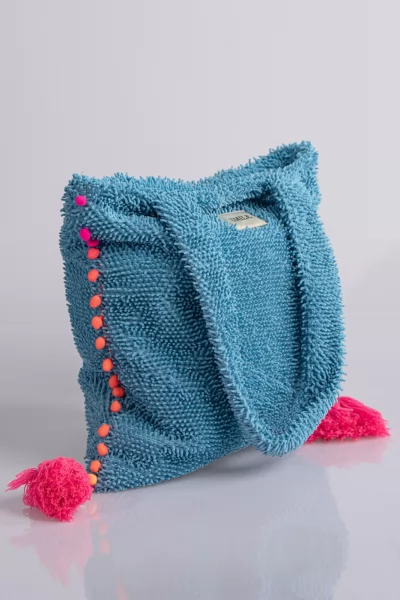 Shoulder Bag Towel Sky Blue