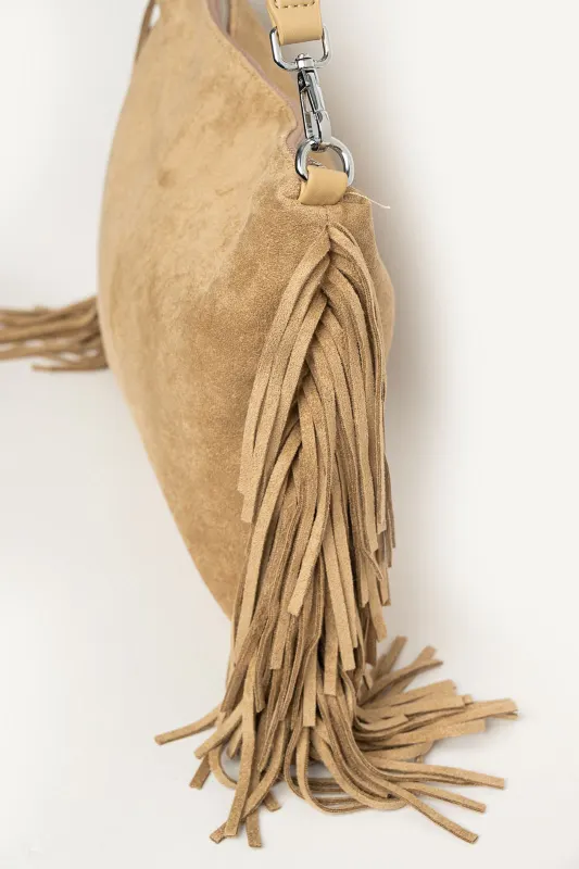 Bag Rectangular Suede Fringes