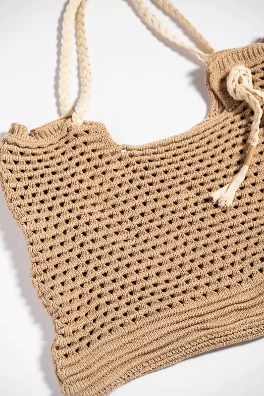 Τσάντα Πλεκτή Shopper