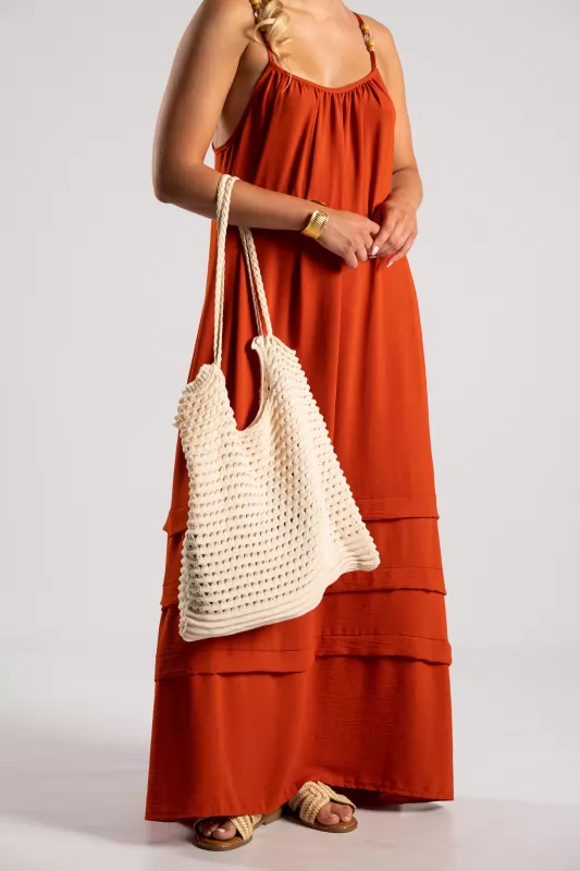 Τσάντα Πλεκτή Shopper