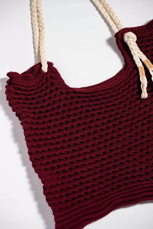 Τσάντα Πλεκτή Shopper