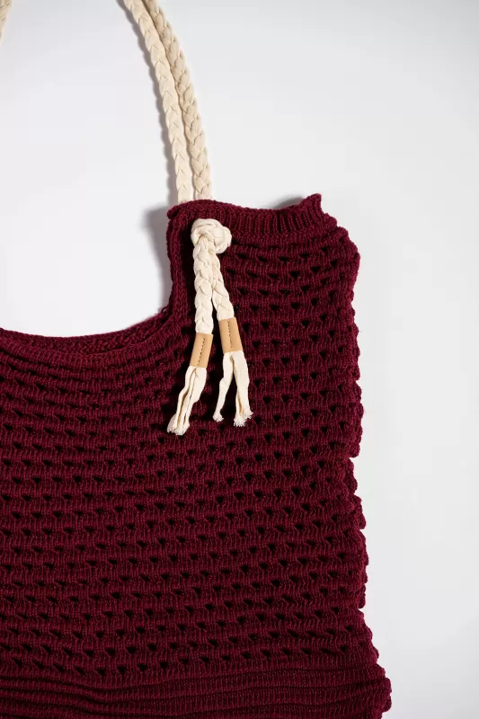 Τσάντα Πλεκτή Shopper