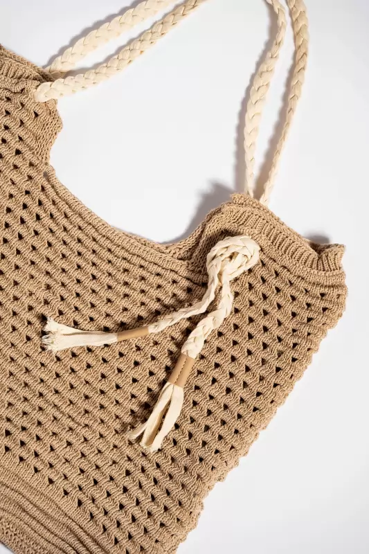 Τσάντα Πλεκτή Shopper