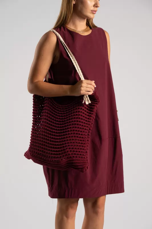 Τσάντα Πλεκτή Shopper
