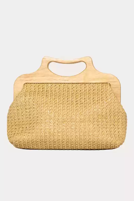 Τσάντα Ψάθινη Clutch