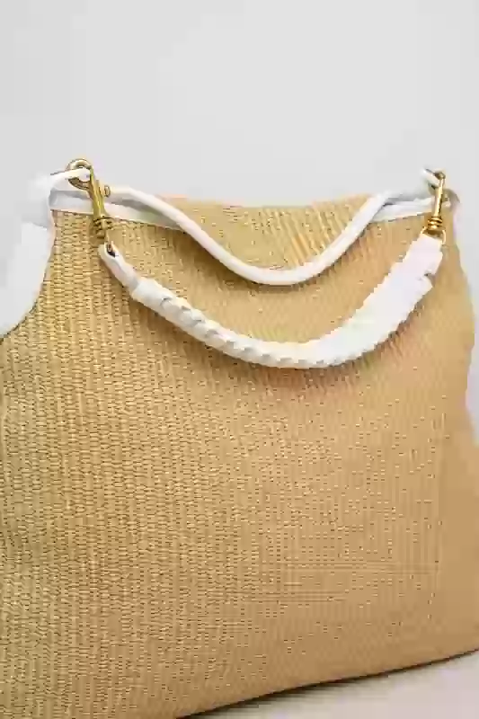 Bag Straw Handles Leatherette
