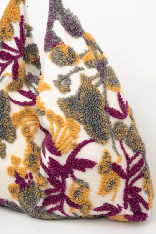 Τσάντα Shoulder Ανάγλυφα Φύλλα