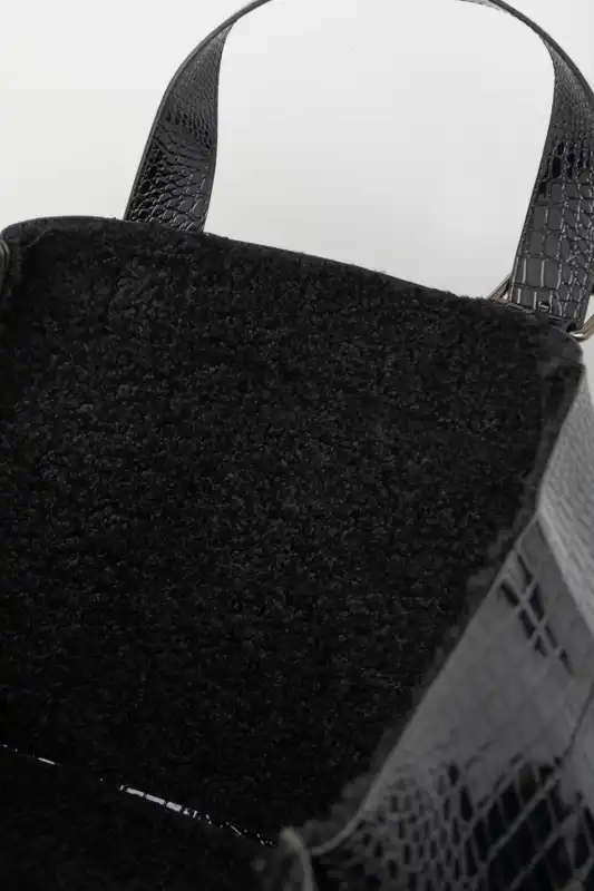 Shoulder Croco Double Bag