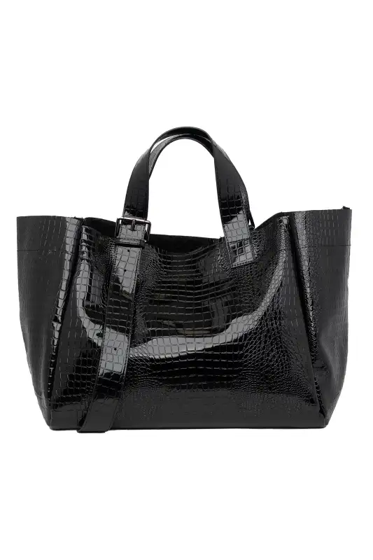 Shoulder Croco Double Bag