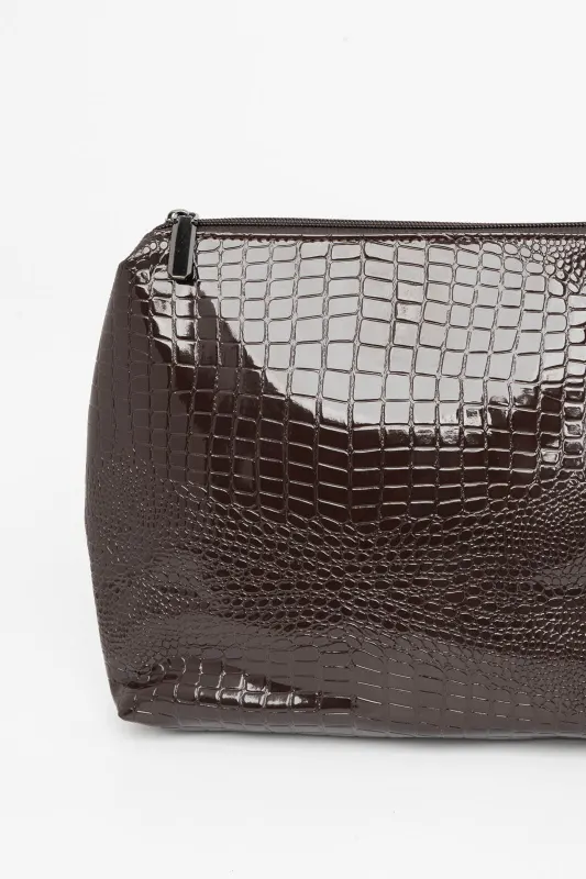 Τσάντα Shoulder Croco Dubble