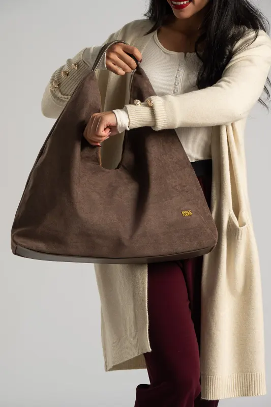 Shoulder Bag Leatherette Handle