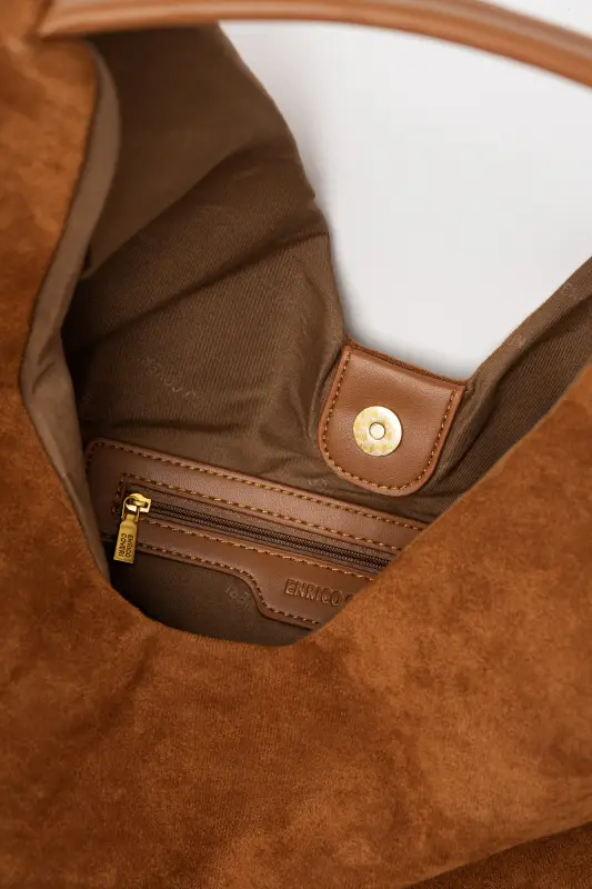 Shoulder Bag Leatherette Handle