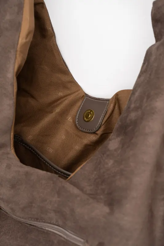 Shoulder Bag Leatherette Handle