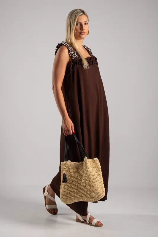 Bag Shoulder Straw Braiding