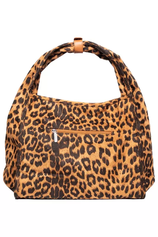 Τσάντα Suede Animal Pattern