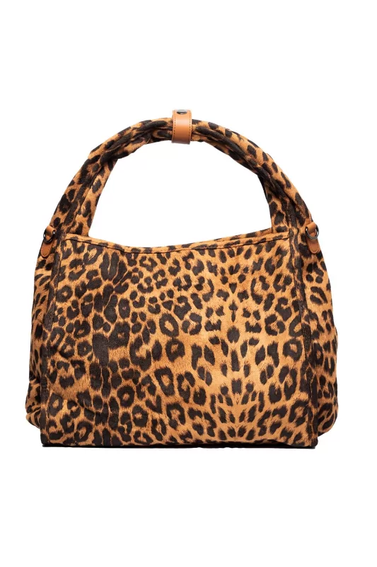 Τσάντα Suede Animal Pattern