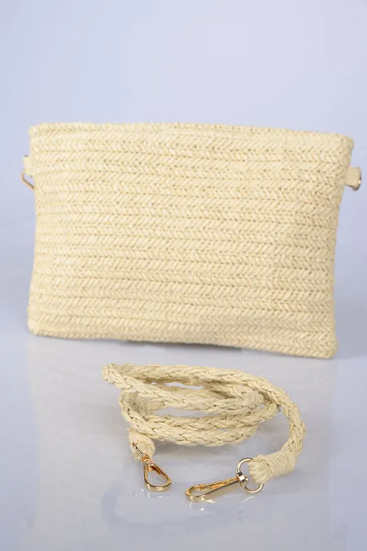 Τσαντάκι Raffia Maya
