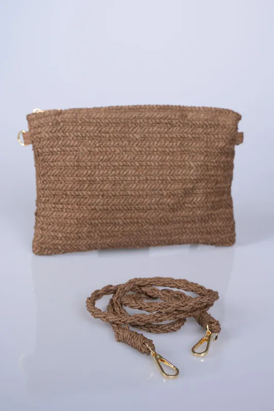 Τσαντάκι Raffia Maya