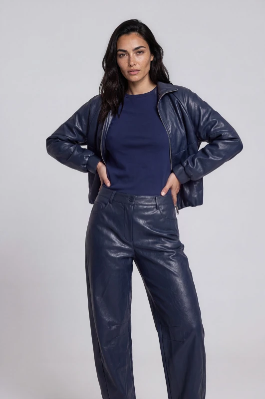 Τζάκετ Bomber Δερματίνη