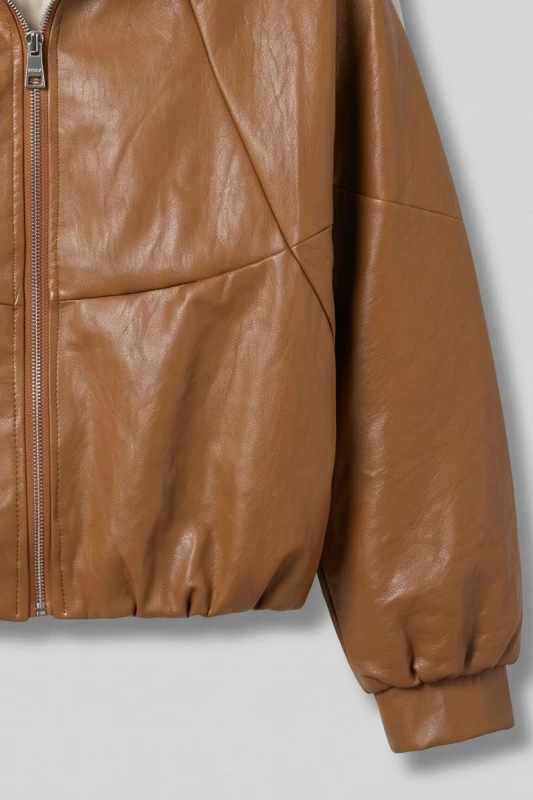 Τζάκετ Bomber Δερματίνη