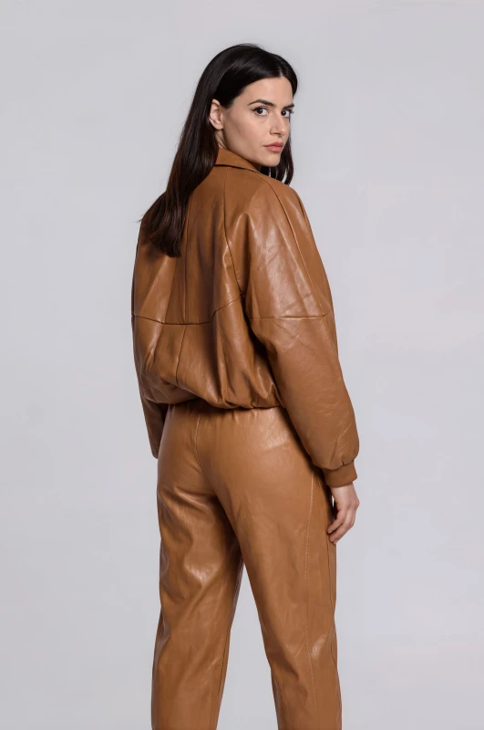 Τζάκετ Bomber Δερματίνη