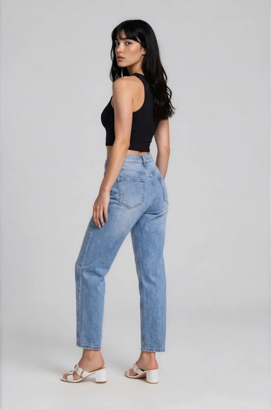 Τζιν Mom Fit Basic