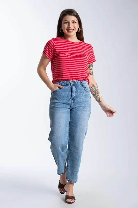 Τζιν Mom Fit Basic