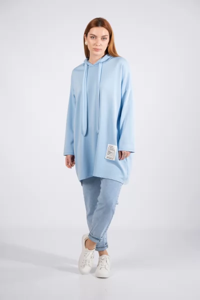 Τζιν Mom Fit Light Blue