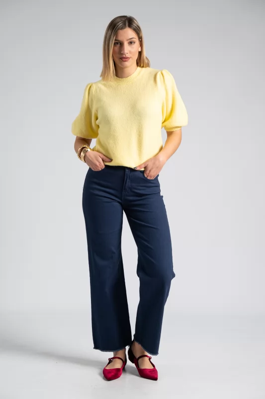 Παντελόνι Τζιν Mom Fit Ξέφτια