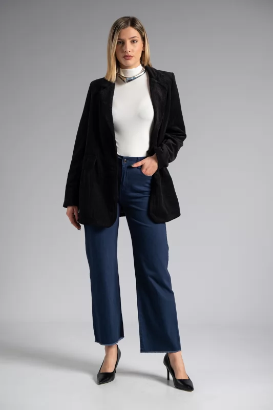 Παντελόνι Τζιν Mom Fit Ξέφτια