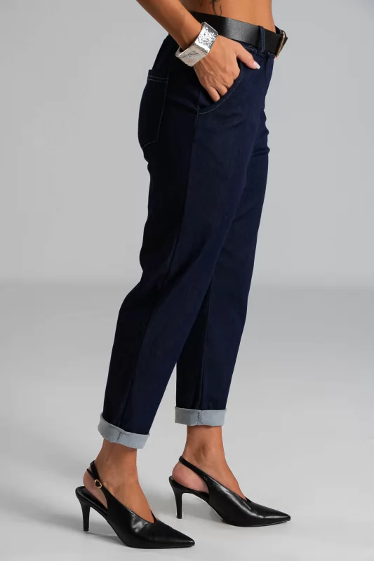 Τζιν Παντελόνι Baggy Καρφίτσες