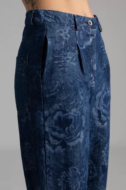 Jeans Pants Flower