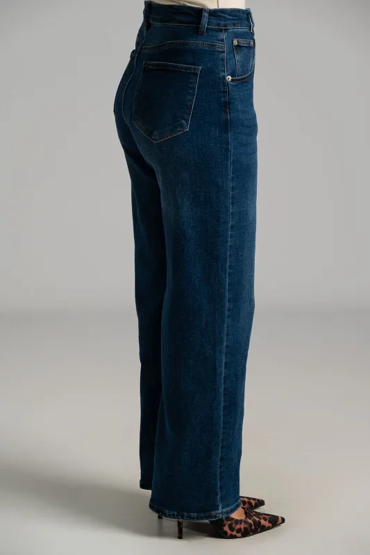 Τζιν Παντελόνι High Rise Straight