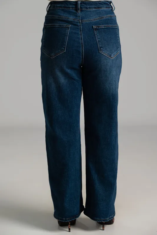 Τζιν Παντελόνι High Rise Straight