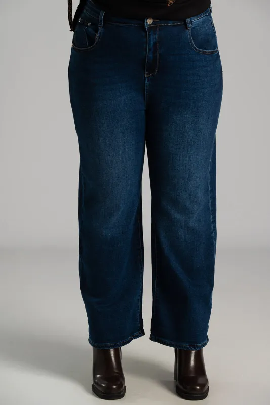 Τζιν Παντελόνι High Rise Straight