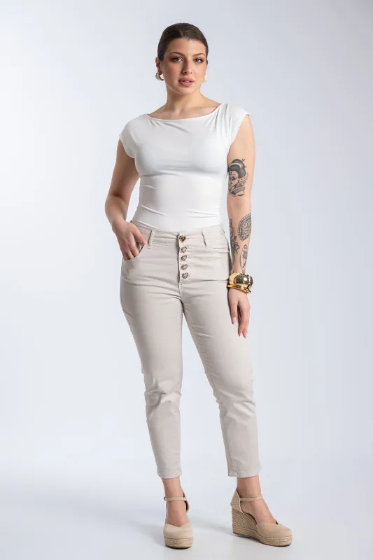 Τζιν Παντελόνι Κουμπιά Καρδιές