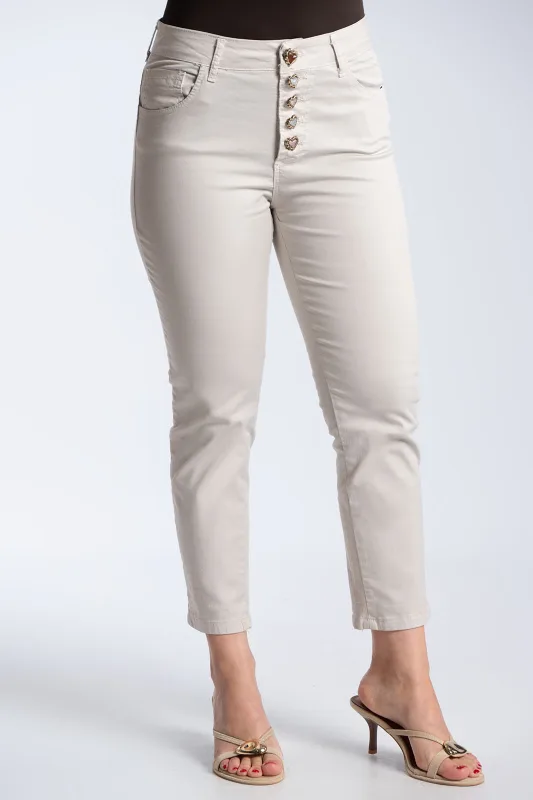 Τζιν Παντελόνι Κουμπιά Καρδιές